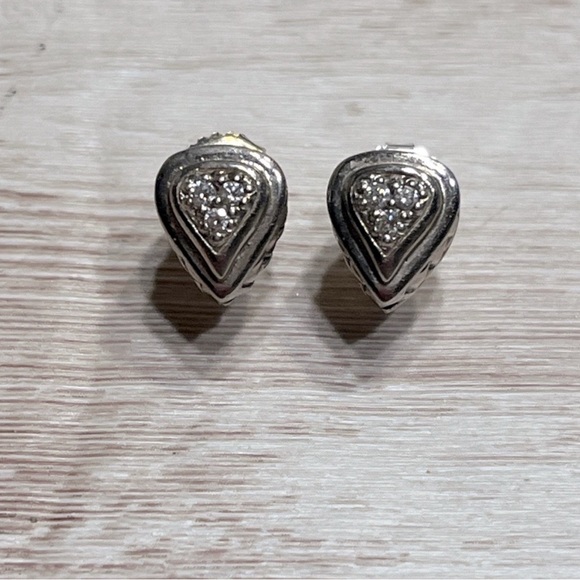 Spinelli Kilcollin Silver Teardrop Diamond 
Earrings - Picture 10 of 11